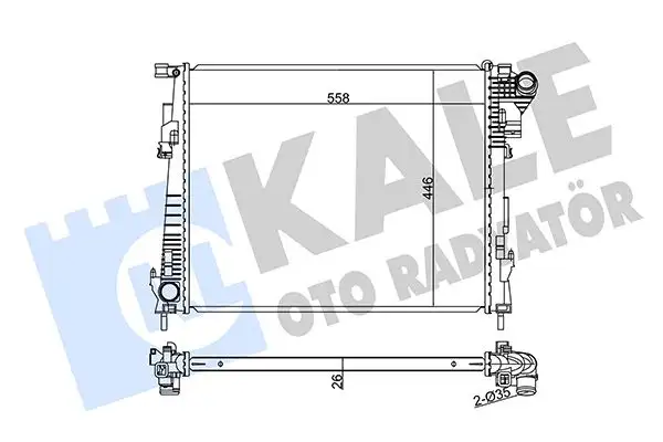 KALE 351215 Radyatör