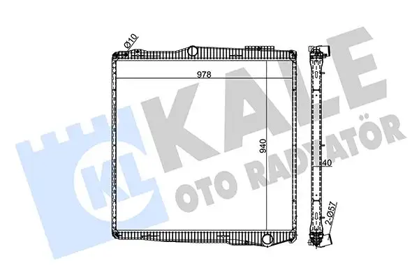 KALE 351405 Radyatör 2027572