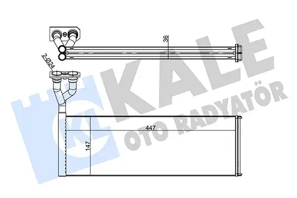 KALE 351705 Kalorifer Radyatörü 1437263