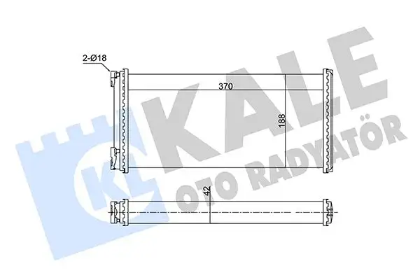 KALE 351740 Kalorifer Radyatörü