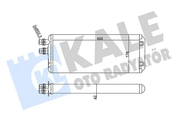 KALE 351755 Kalorifer Radyatörü