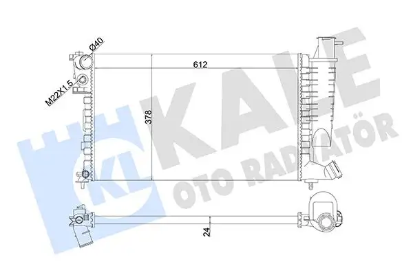 KALE 351810 Radyatör