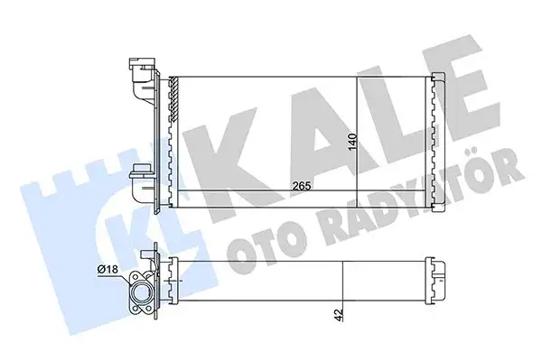 KALE 352040 Kalorifer Radyatörü