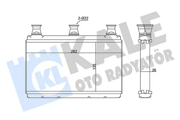 KALE 352075 Kalorifer Radyatörü