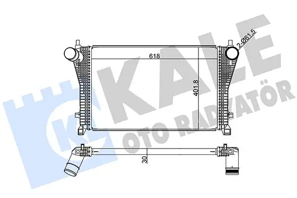 KALE 352405 Turbo Radyatörü