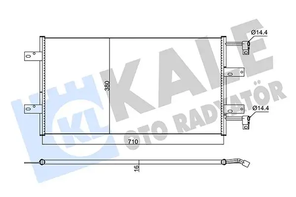 KALE 352585 Klima Radyatörü