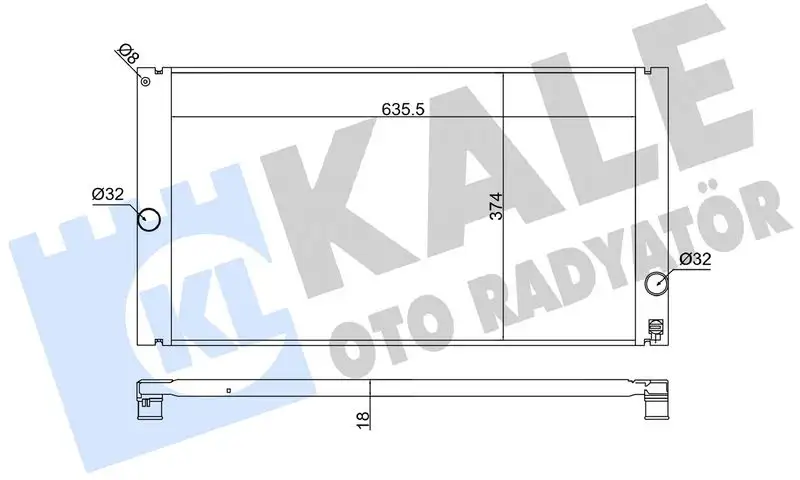 KALE 352800 Radyatör