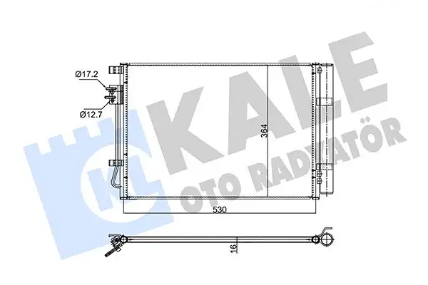 KALE 353130 Klima Radyatörü 976060U000AS