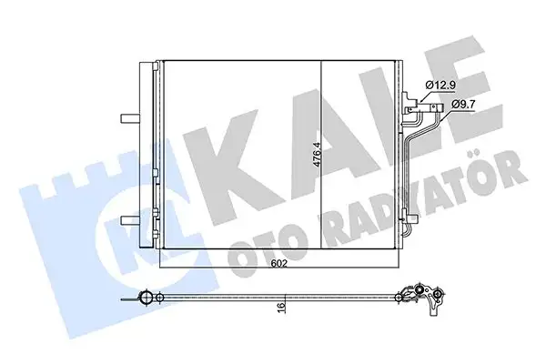 KALE 353155 Klima Radyatörü
