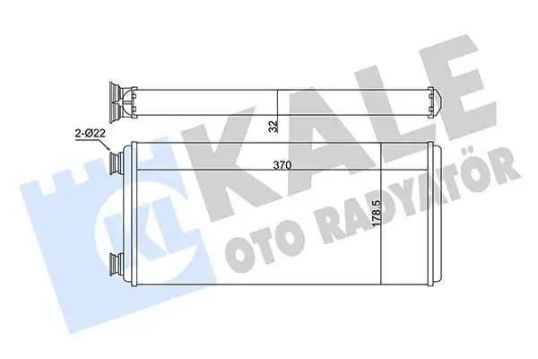 KALE 353840 Kalorifer Radyatörü 81619016191