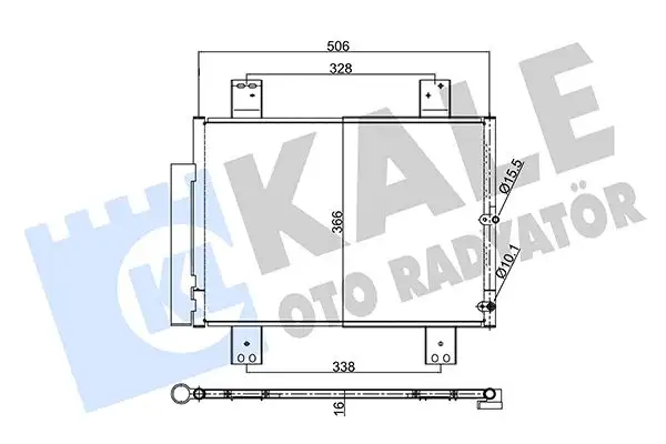 KALE 354080 Klima Radyatörü 88450B4020