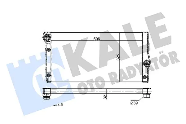 KALE 354250 Radyatör