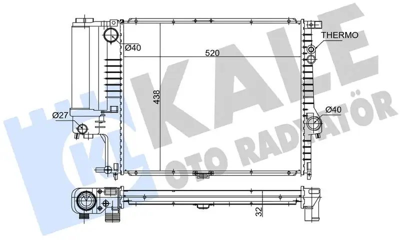 KALE 354700 Radyatör