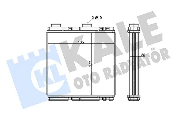 KALE 354915 Kalorifer Radyatörü 271150001R