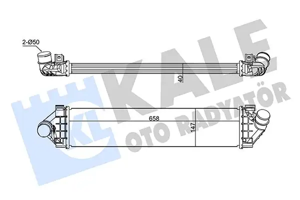 KALE 355015 Turbo Radyatörü