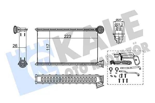 KALE 355225 Kalorifer Radyatörü