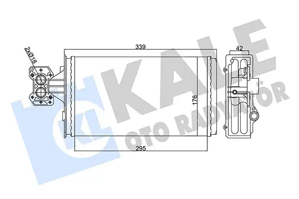 KALE 355275 Kalorifer Radyatörü 98418409