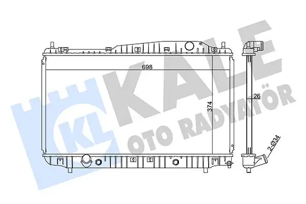 KALE 355300 Radyatör