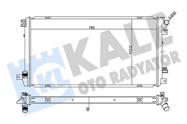KALE 355575 Radyatör