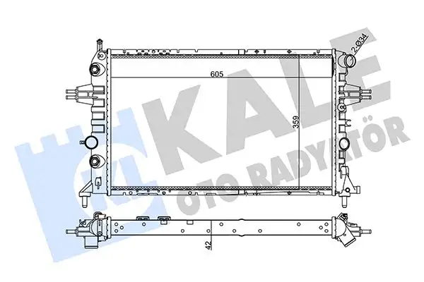 KALE 355610 Radyatör