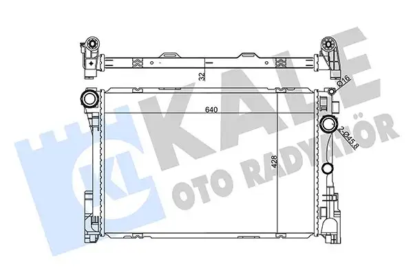 KALE 355655 Radyatör A0995006203