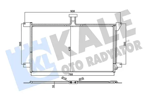 KALE 355730 Klima Radyatörü 1449757