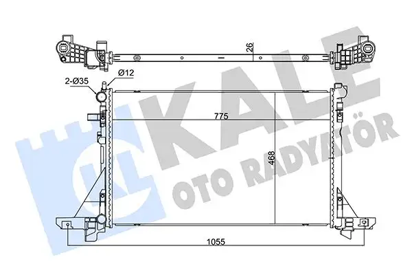 KALE 355815 Radyatör