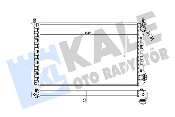 KALE 355845 Radyatör 46803039