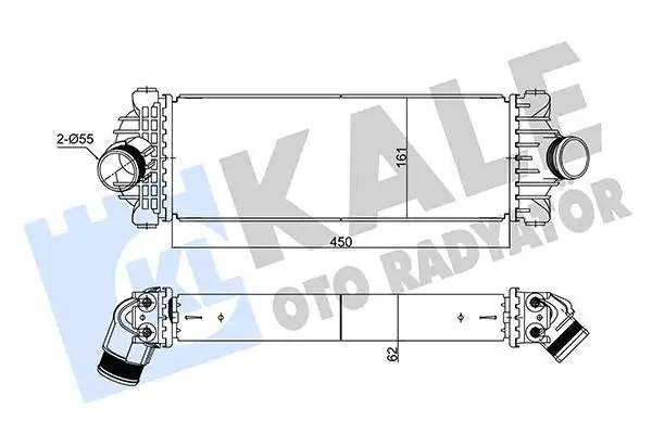 KALE 356090 Turbo Radyatörü