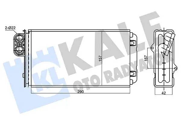 KALE 356225 Kalorifer Radyatörü 95651001