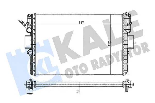 KALE 356245 Radyatör