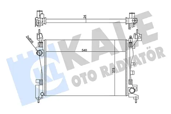 KALE 356270 Radyatör 51780706