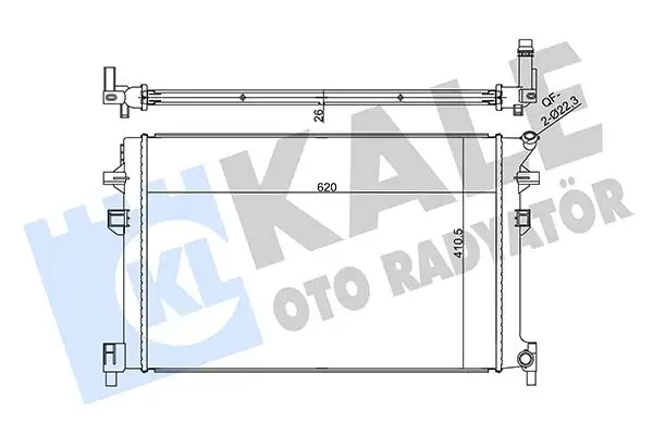 KALE 356345 Turbo Radyatörü