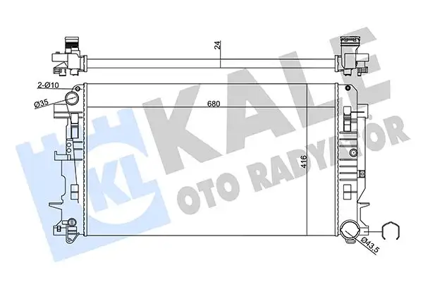 KALE 357035 Radyatör