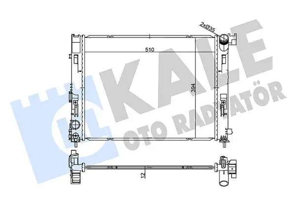 KALE 357225 Radyatör 214105FA0A