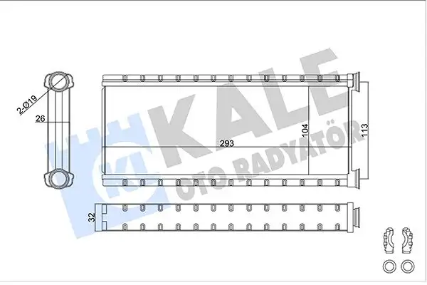 KALE 357335 Kalorifer Radyatörü 9821299980