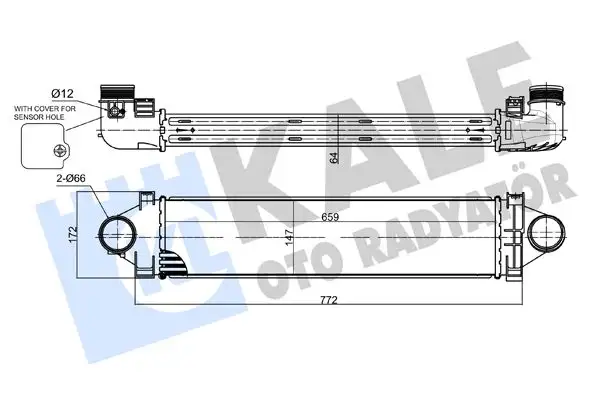 KALE 357355 Turbo Radyatörü LR009802