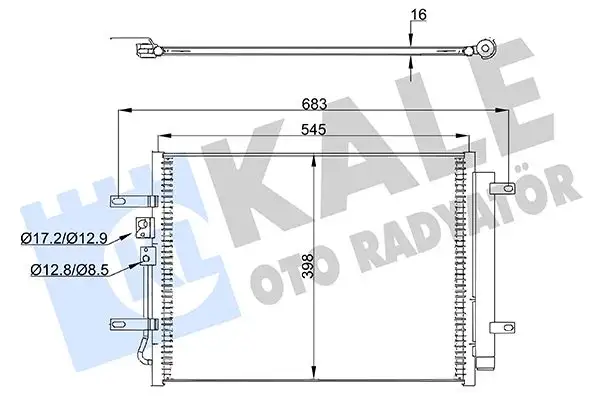 KALE 357875 Klima Radyatörü 97606G2000