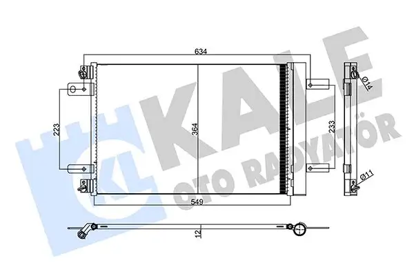 KALE 357945 Klima Radyatörü