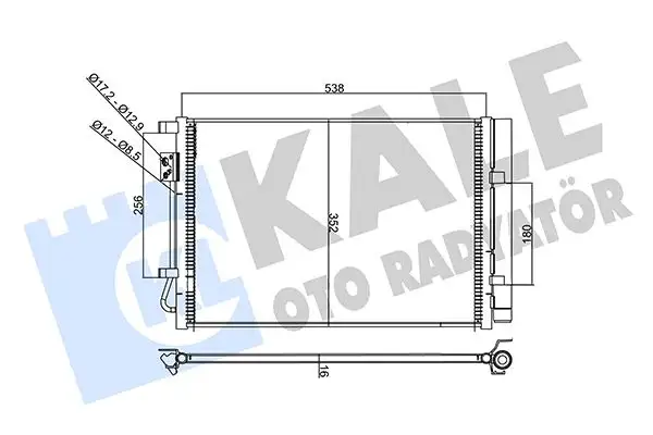 KALE 358235 Klima Radyatörü 97606C8050