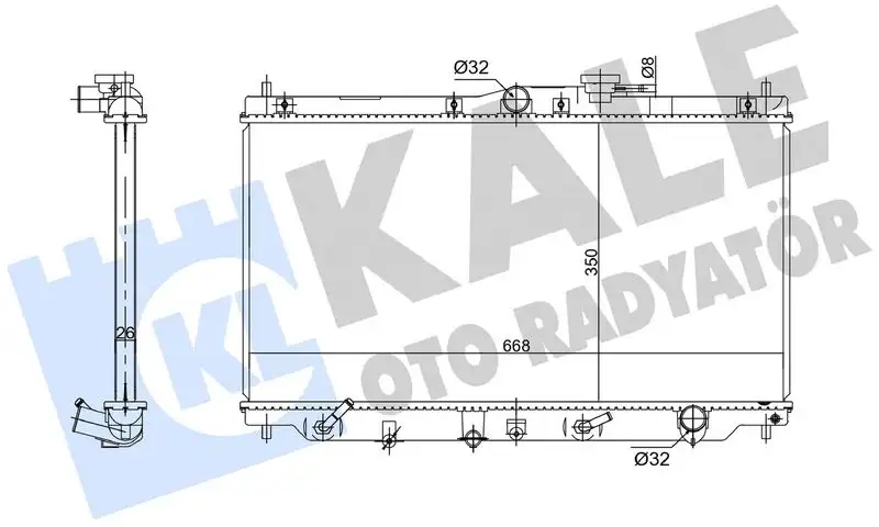 KALE 358550 Radyatör