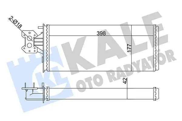 KALE 358570 Kalorifer Radyatörü 98430072