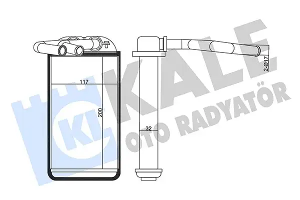 KALE 358645 Kalorifer Radyatörü 79110S73A01