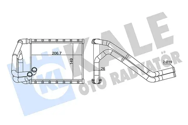 KALE 358665 Kalorifer Radyatörü 971381H050