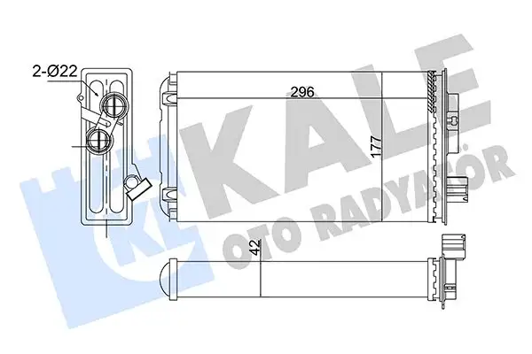 KALE 358680 Kalorifer Radyatörü 42561533