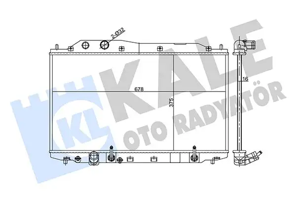 KALE 359135 Radyatör 19010RRH901