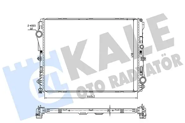 KALE 362255 Radyatör A0995007100