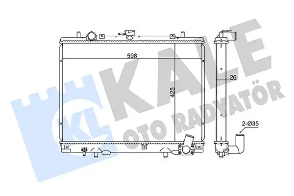 KALE 362300 Radyatör MR281023