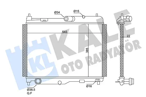 KALE 362610 Radyatör