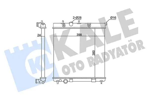KALE 362805 Radyatör